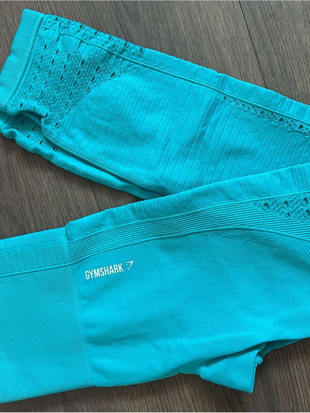 Gymshark Turquoise Seamless Leggings